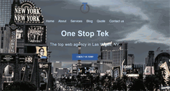 Desktop Screenshot of onestoptekshop.com